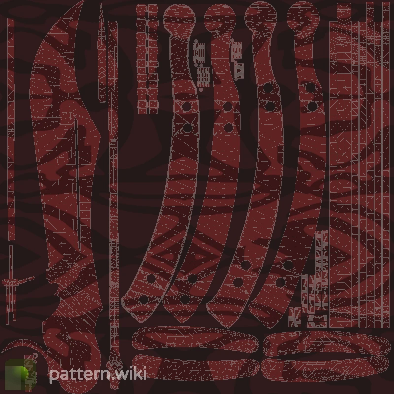 Butterfly Knife Slaughter seed 51 pattern template