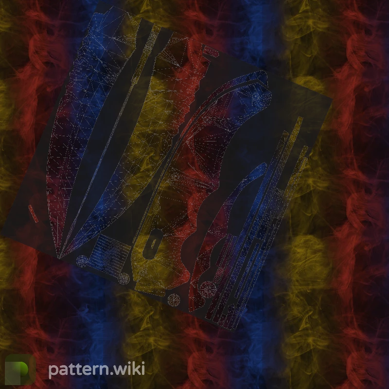 Flip Knife Marble Fade seed 90 pattern template