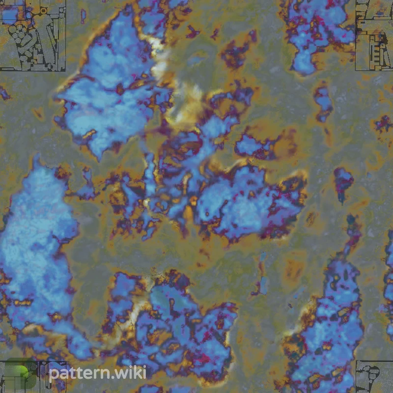 Five-SeveN Case Hardened seed 897 pattern template