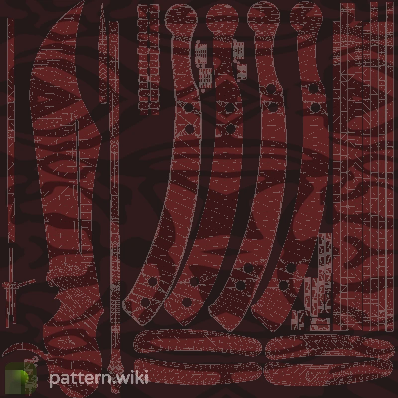 Butterfly Knife Slaughter seed 310 pattern template