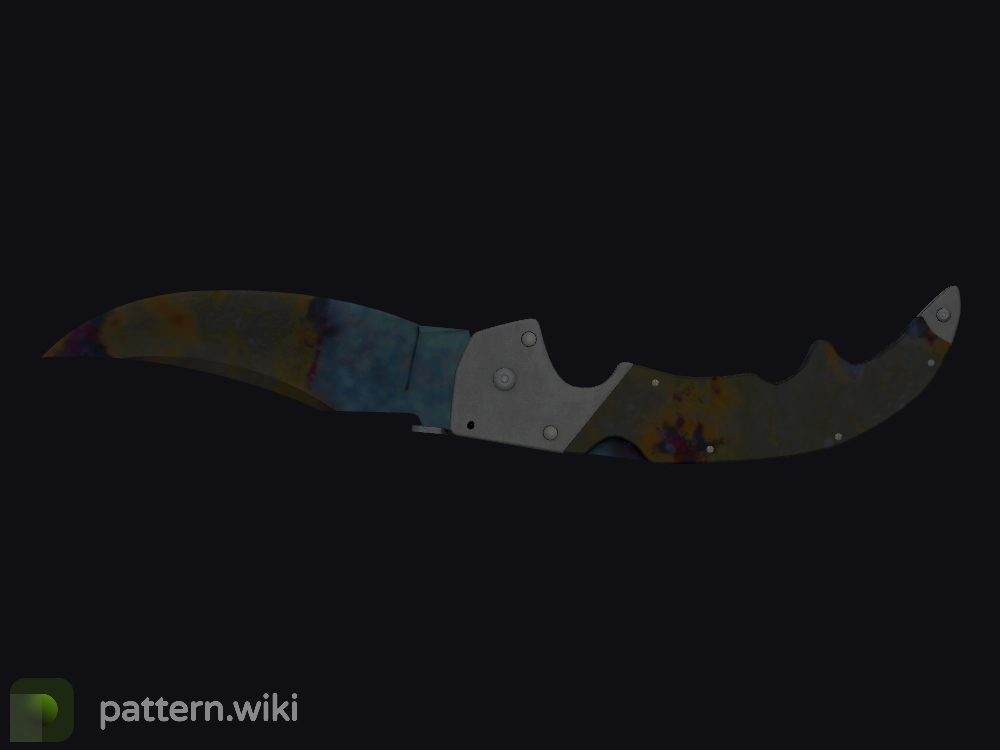 Falchion Knife Case Hardened seed 445