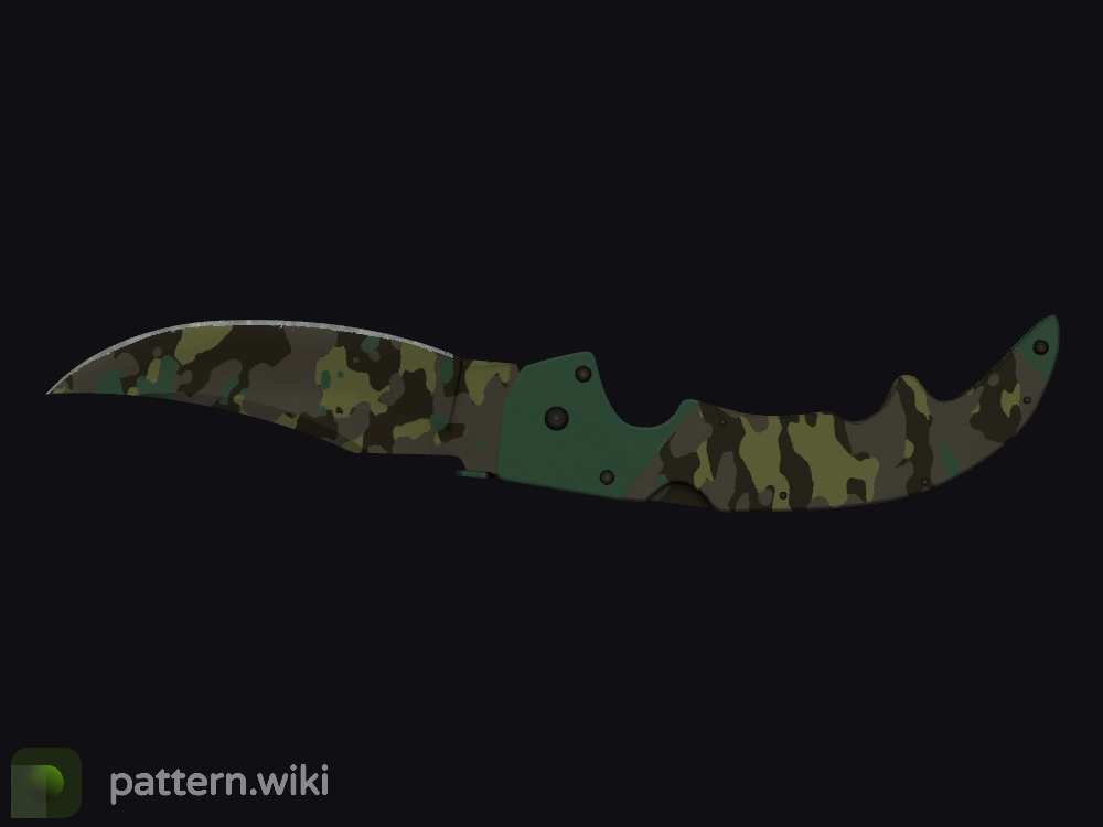 Falchion Knife Boreal Forest seed 249