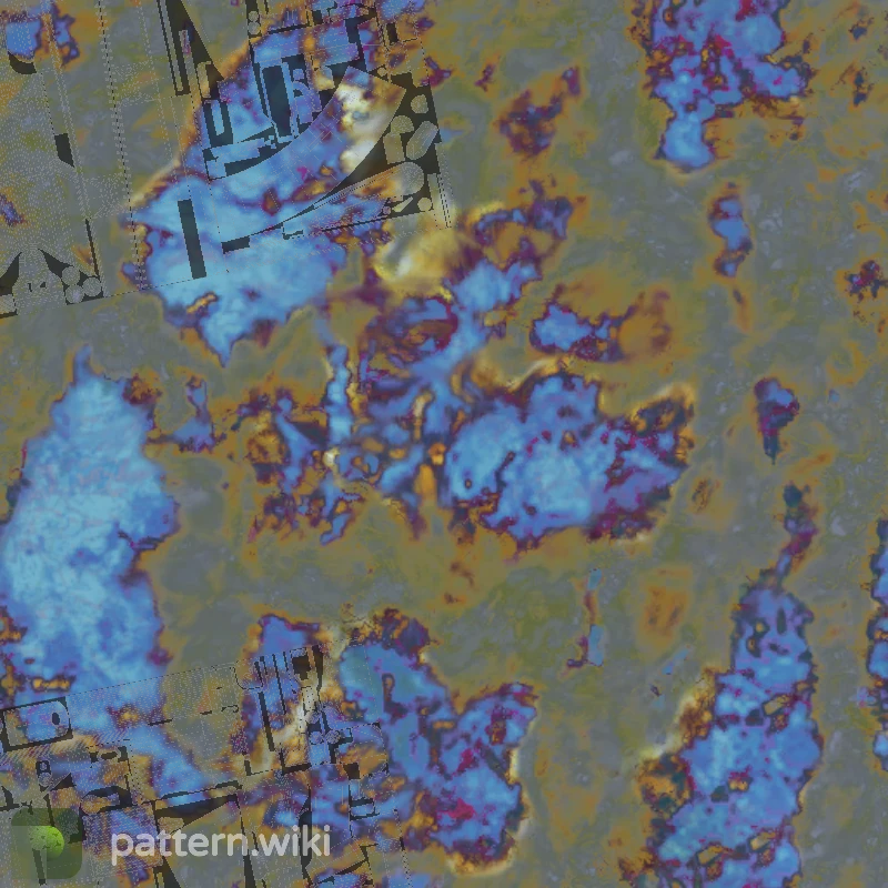 AK-47 Case Hardened seed 709 pattern template