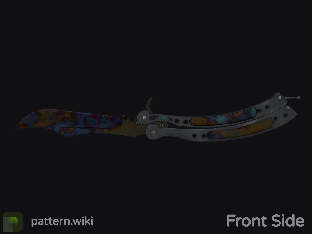 Butterfly Knife Case Hardened seed 360