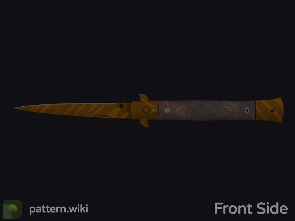 Stiletto Knife Tiger Tooth seed 354