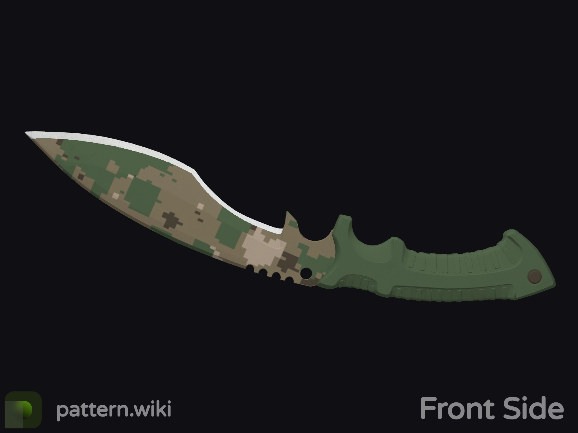 Kukri Knife Forest DDPAT seed 915