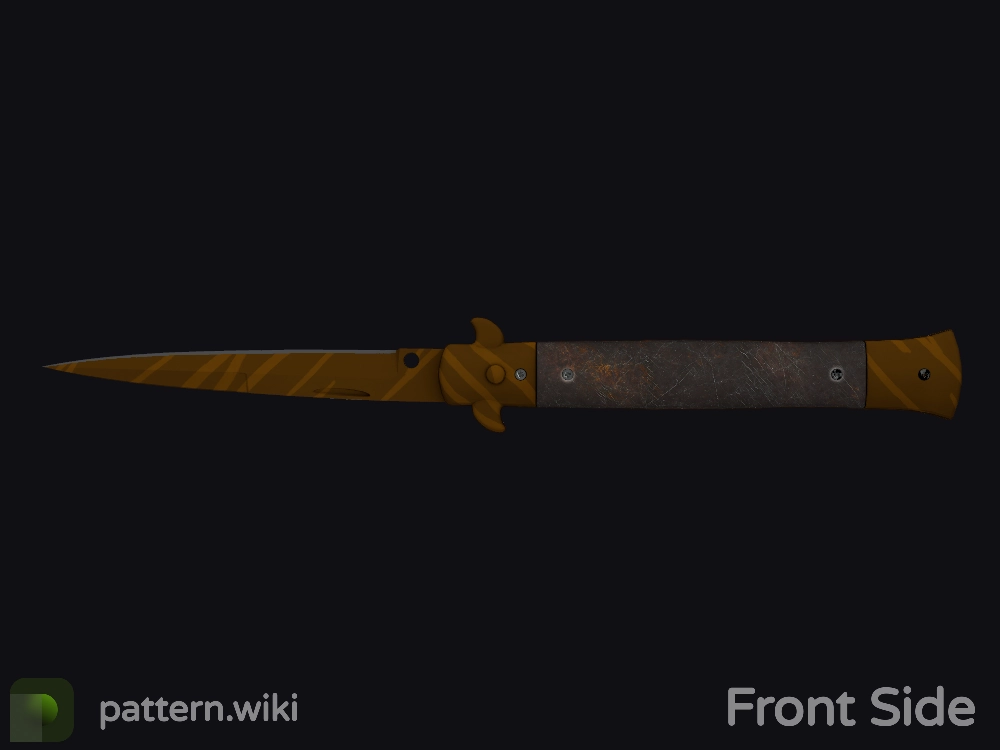 Stiletto Knife Tiger Tooth seed 392