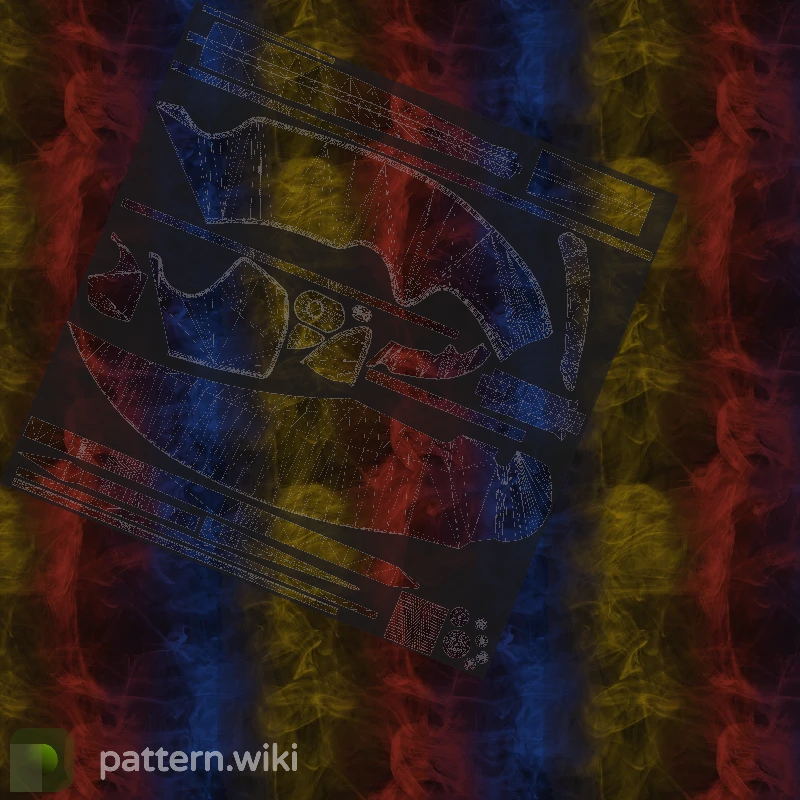 Falchion Knife Marble Fade seed 766 pattern template