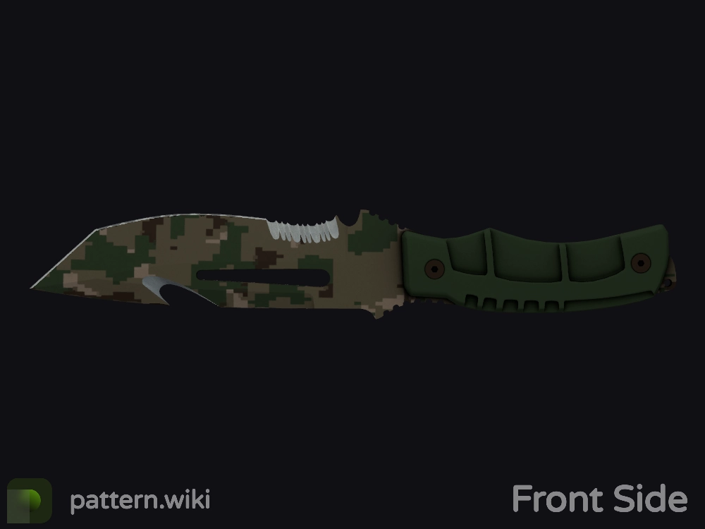 Survival Knife Forest DDPAT seed 340