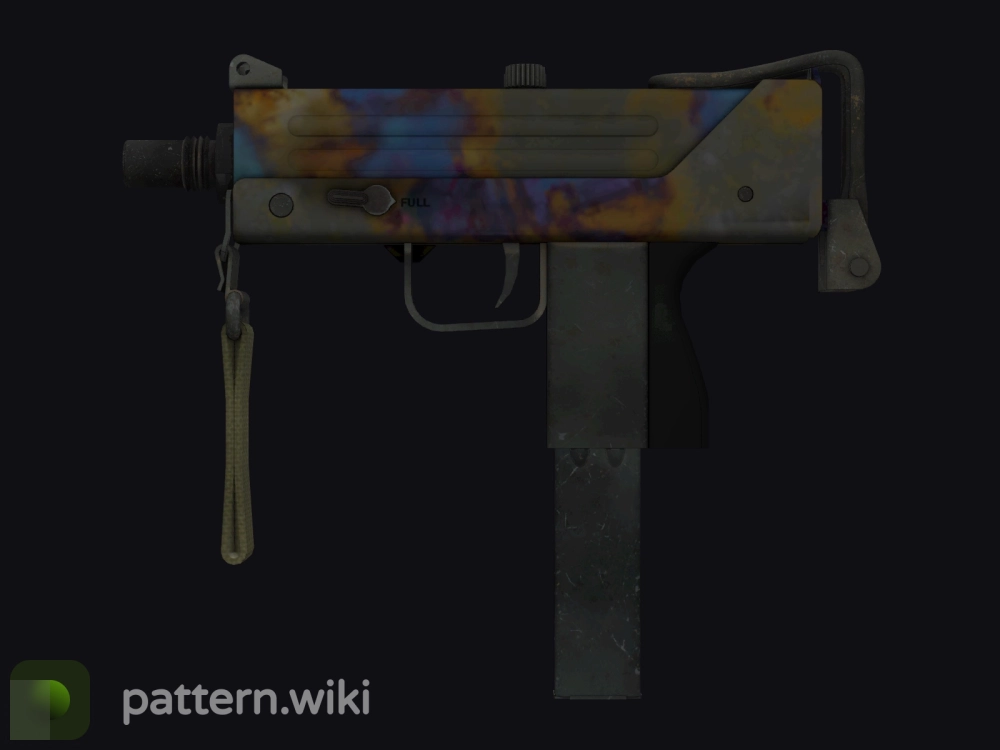 MAC-10 Case Hardened seed 496