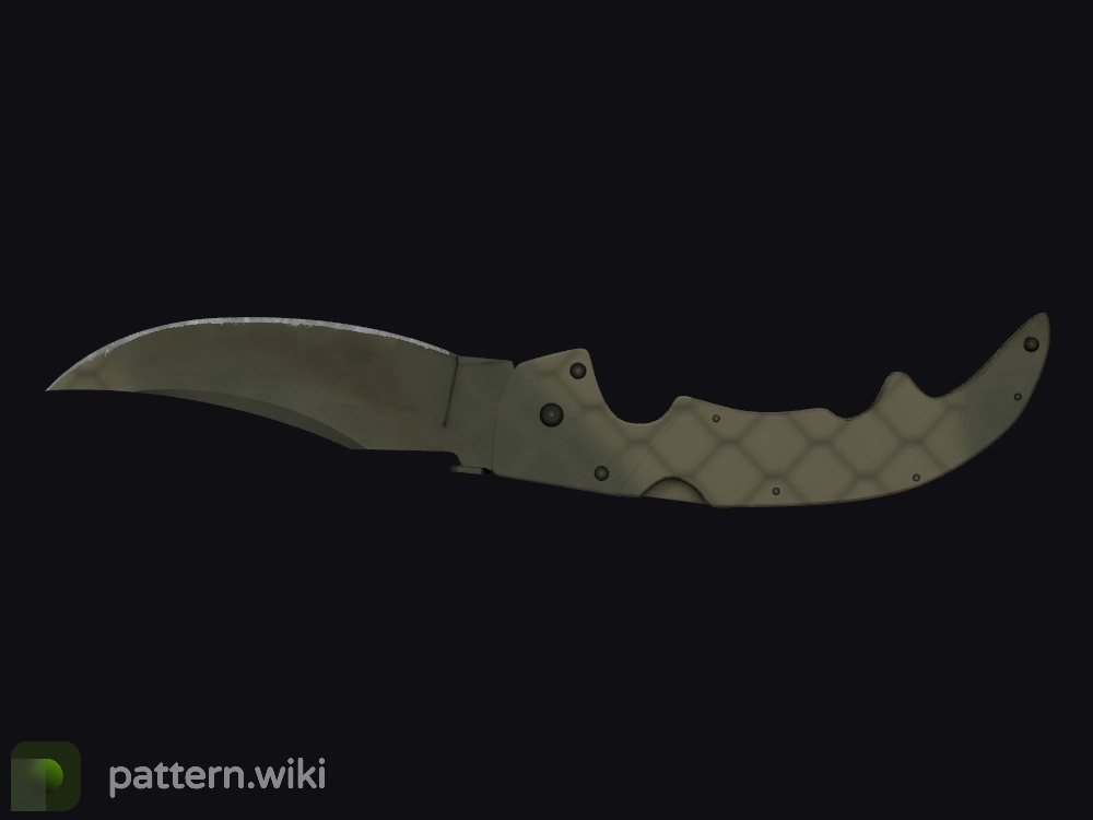 Falchion Knife Safari Mesh seed 348