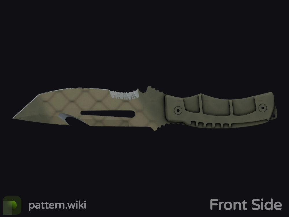 Survival Knife Safari Mesh seed 834