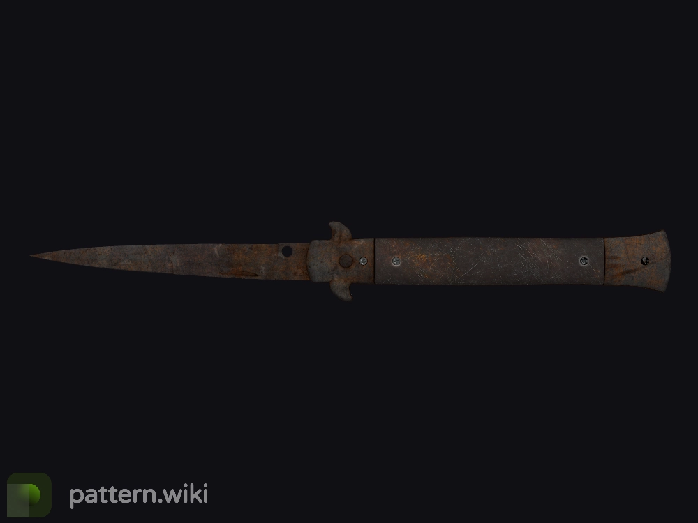 Stiletto Knife Rust Coat seed 865