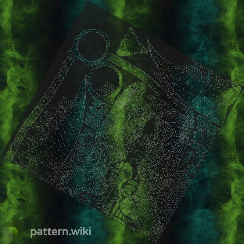 Karambit Gamma Doppler seed 263 pattern template