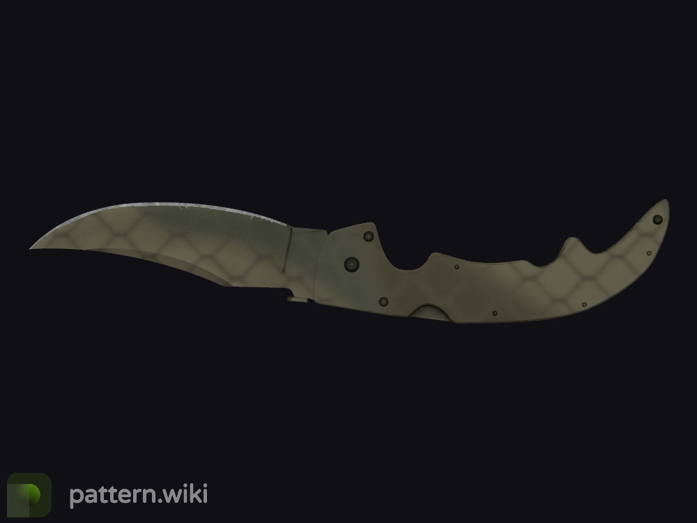 Falchion Knife Safari Mesh seed 863