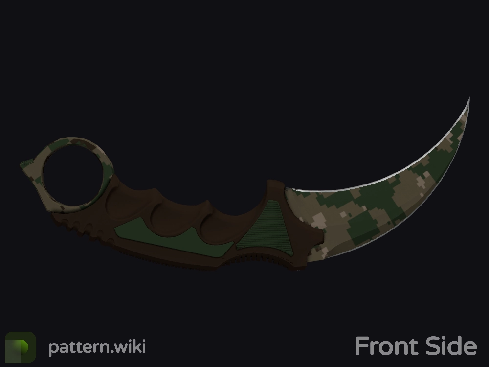 Karambit Forest DDPAT seed 750