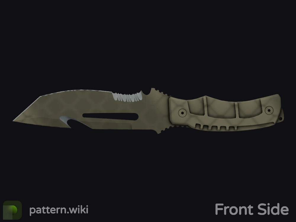 Survival Knife Safari Mesh seed 441