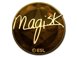 Sticker Magisk (Gold) | Katowice 2019 preview
