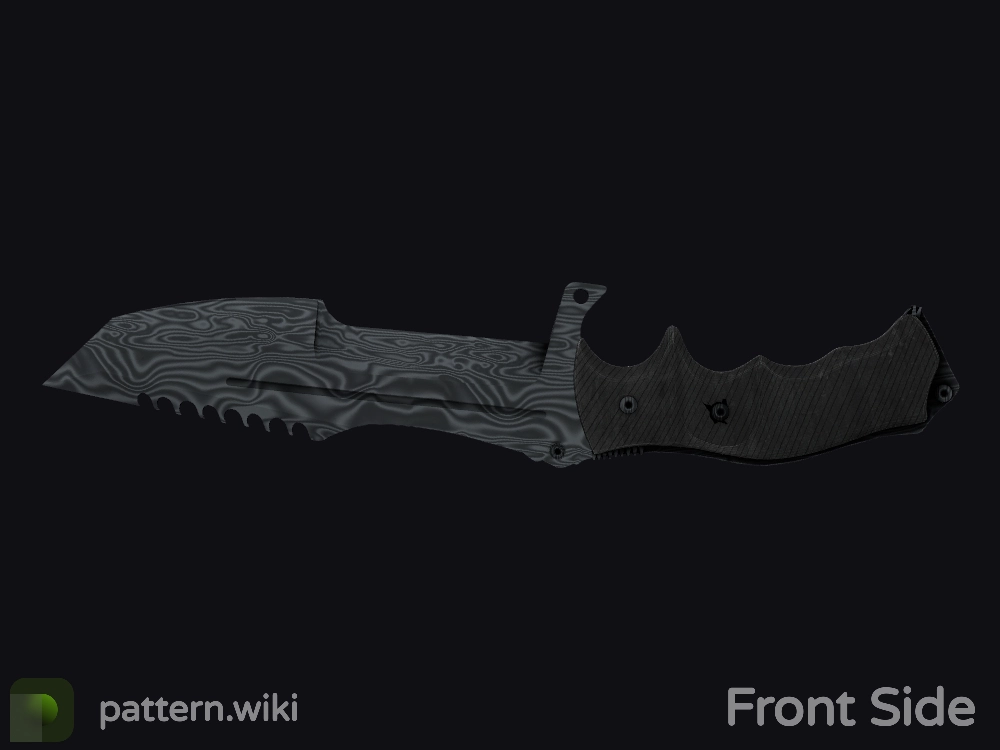 Huntsman Knife Damascus Steel seed 659