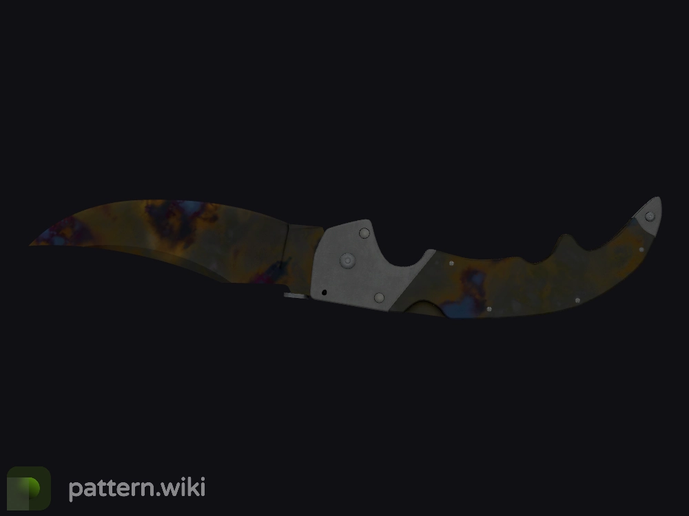 Falchion Knife Case Hardened seed 785