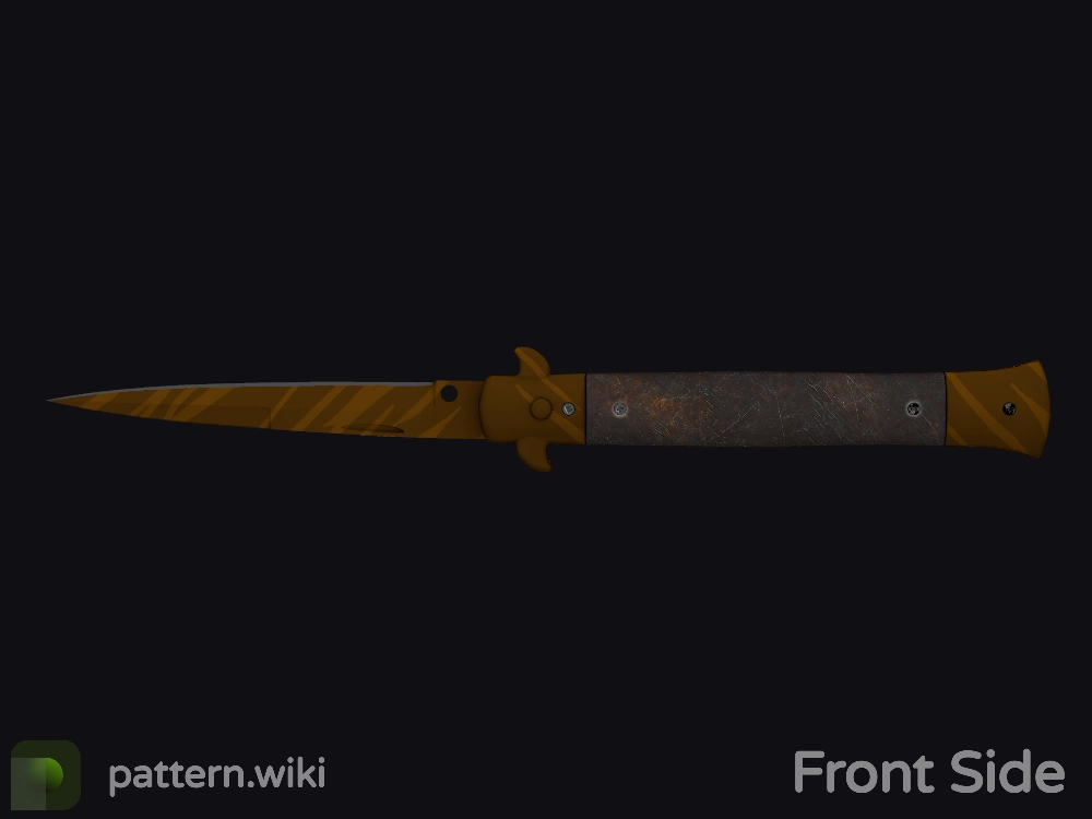 Stiletto Knife Tiger Tooth seed 857