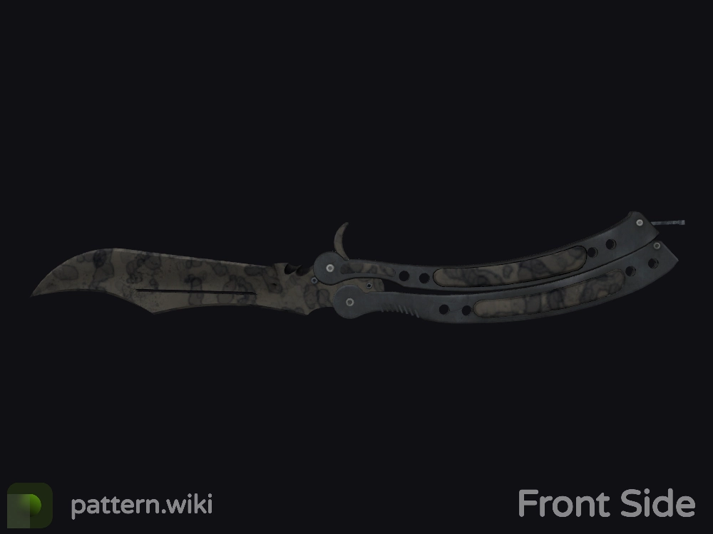 Butterfly Knife Stained seed 579