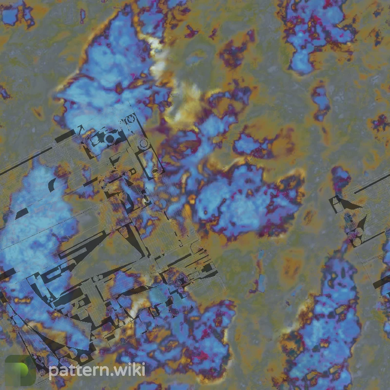 AK-47 Case Hardened seed 702 pattern template