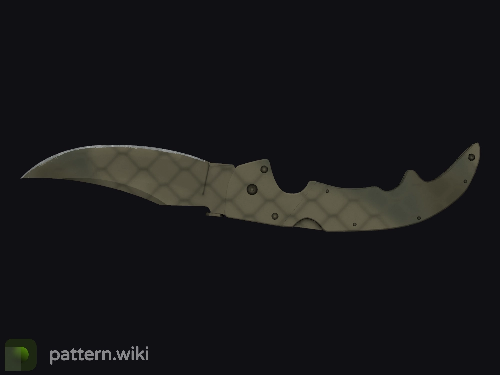 Falchion Knife Safari Mesh seed 384