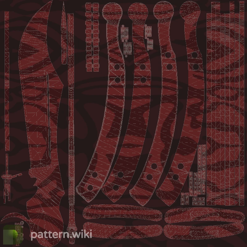 Butterfly Knife Slaughter seed 297 pattern template