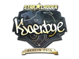 Sticker Kjaerbye (Gold) | Berlin 2019 preview