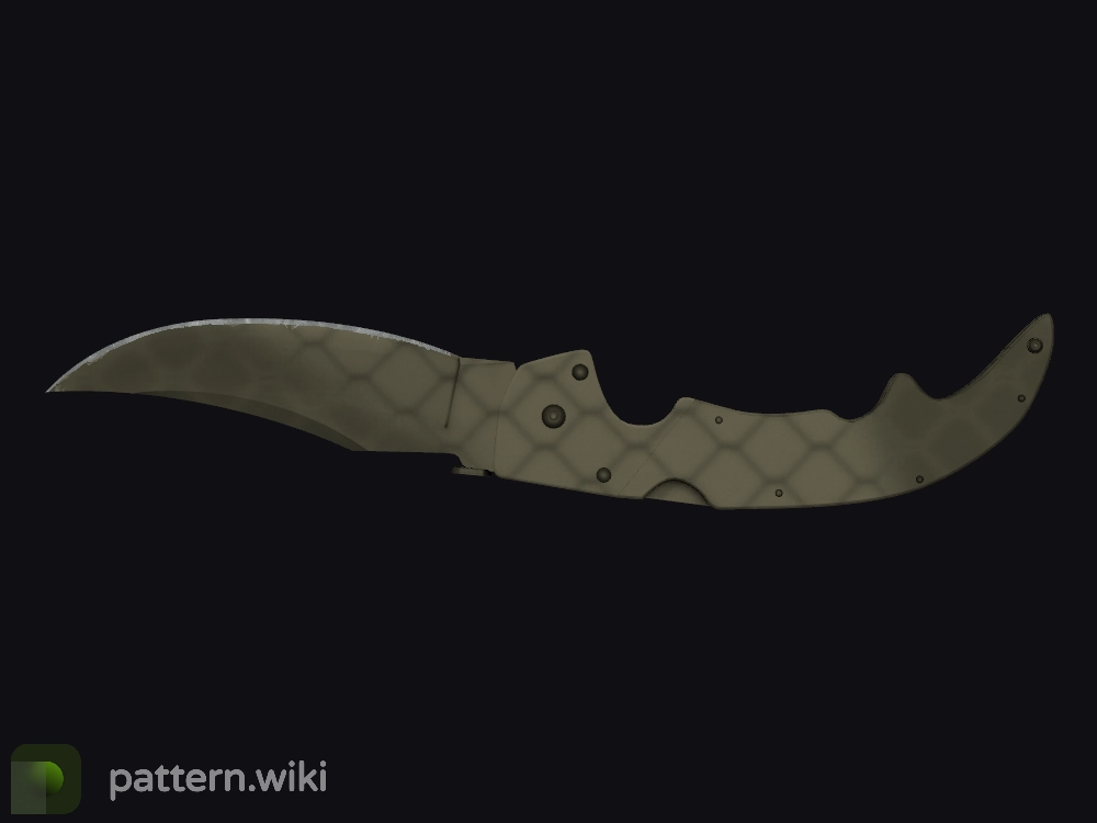 Falchion Knife Safari Mesh seed 475