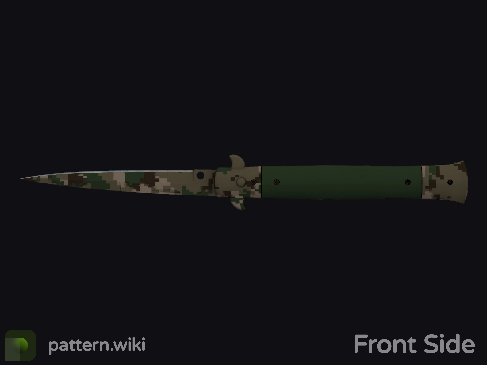 Stiletto Knife Forest DDPAT seed 412