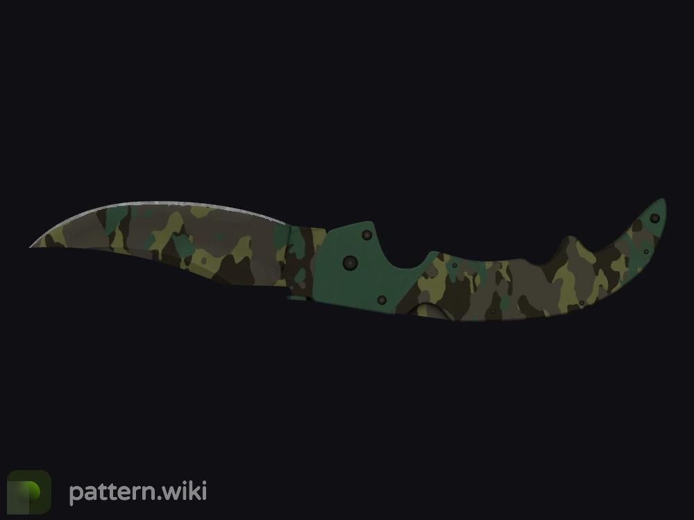 Falchion Knife Boreal Forest seed 360