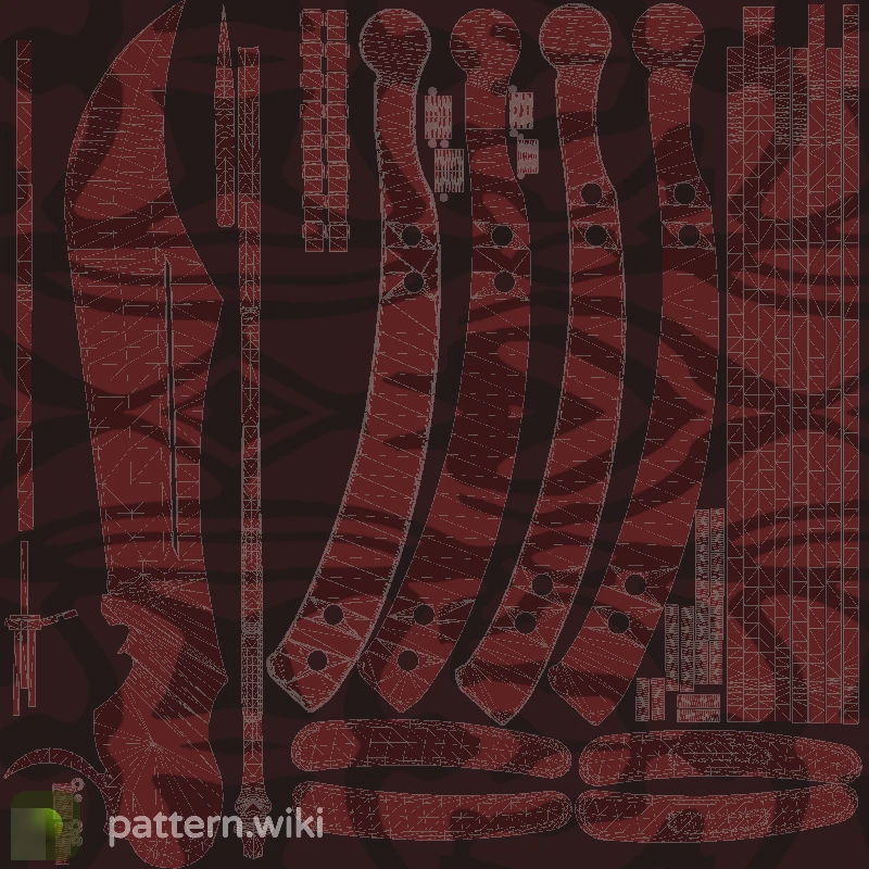 Butterfly Knife Slaughter seed 777 pattern template