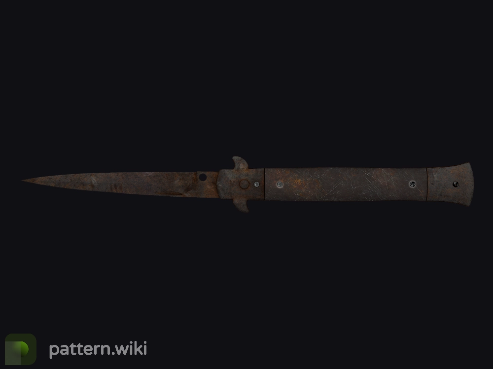 Stiletto Knife Rust Coat seed 688