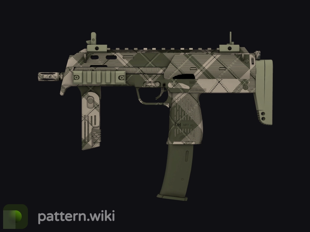 MP7 Olive Plaid seed 393