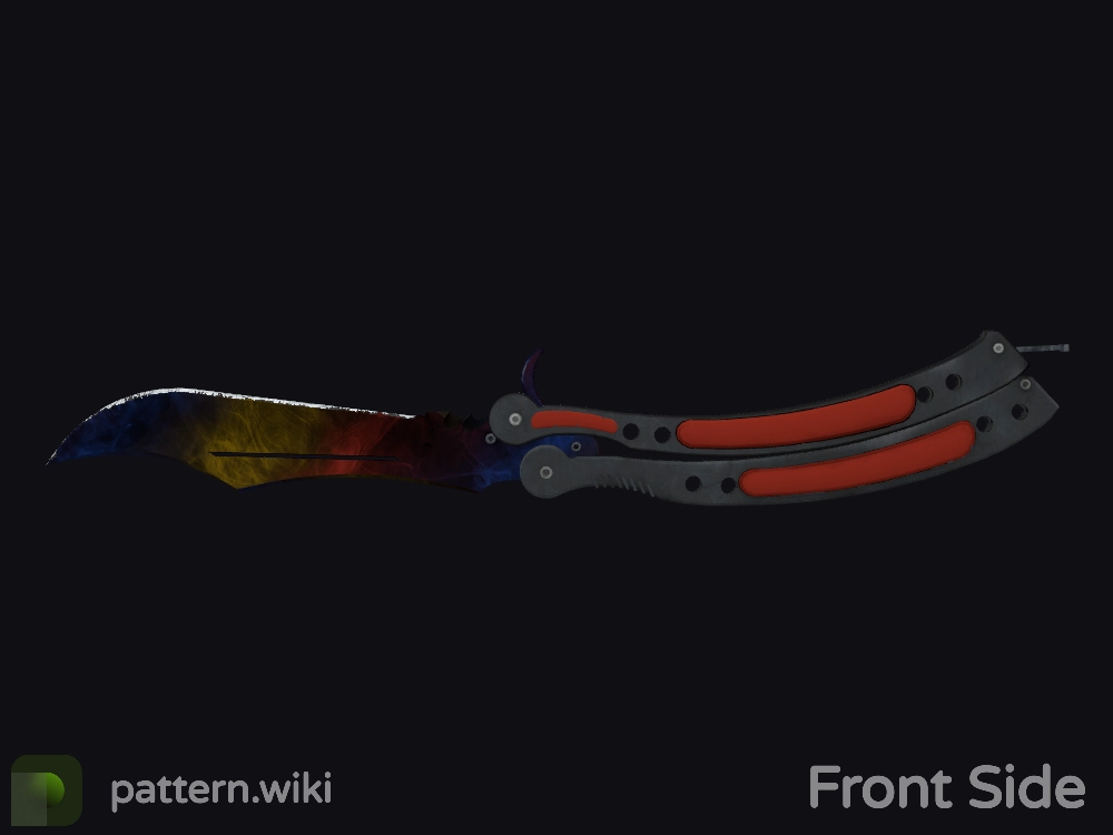 Butterfly Knife Marble Fade seed 375