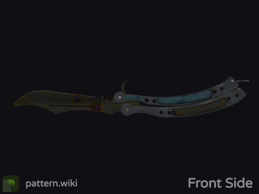 Butterfly Knife Case Hardened seed 887