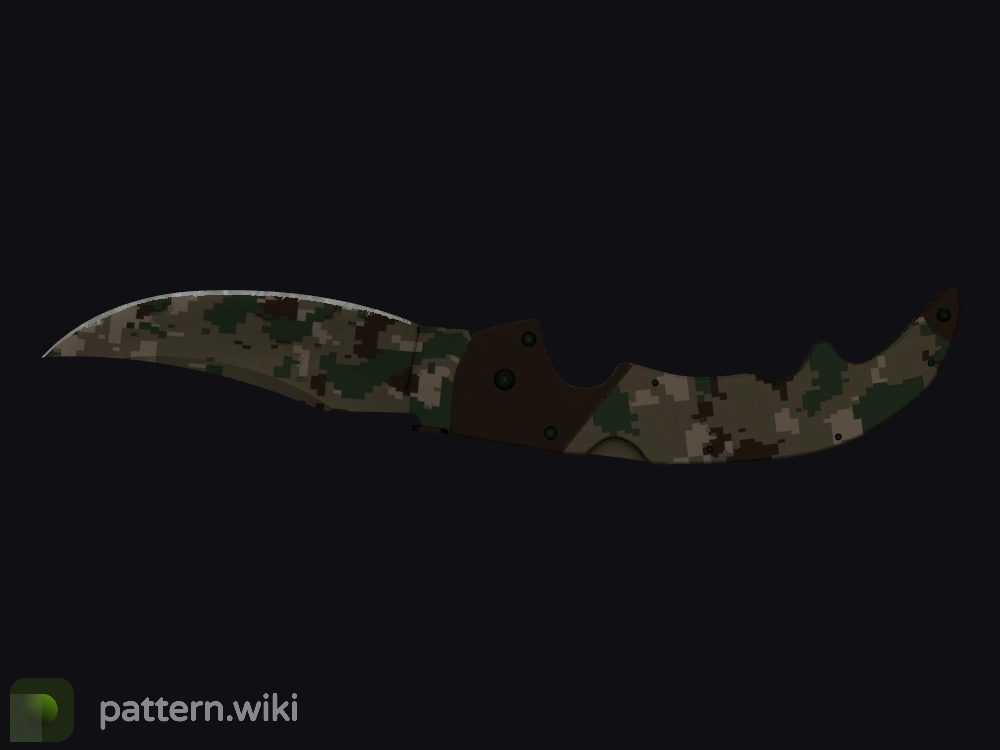 Falchion Knife Forest DDPAT seed 505