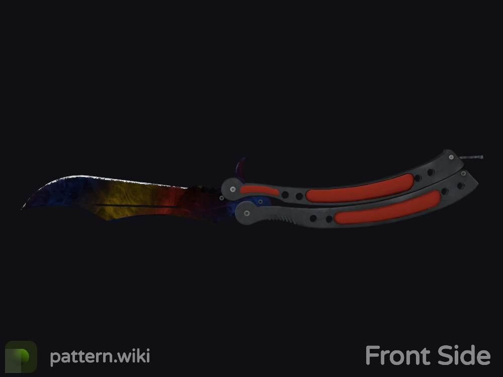 Butterfly Knife Marble Fade seed 666
