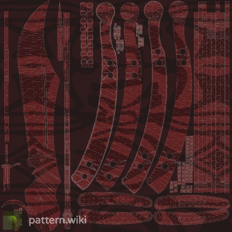 Butterfly Knife Slaughter seed 626 pattern template