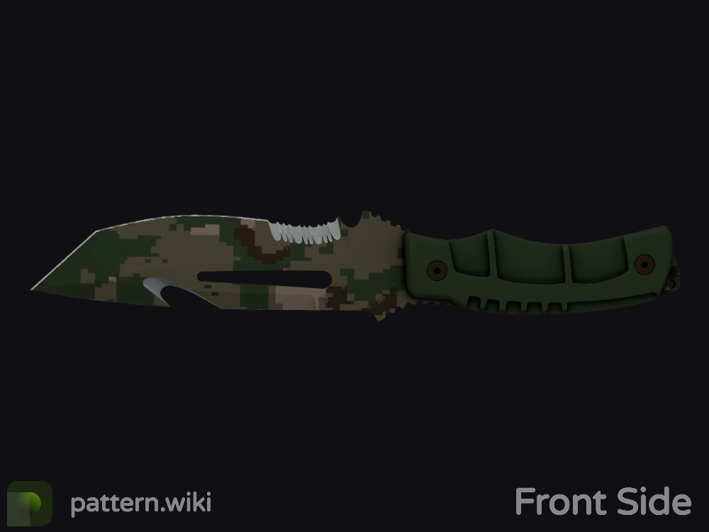 Survival Knife Forest DDPAT seed 523