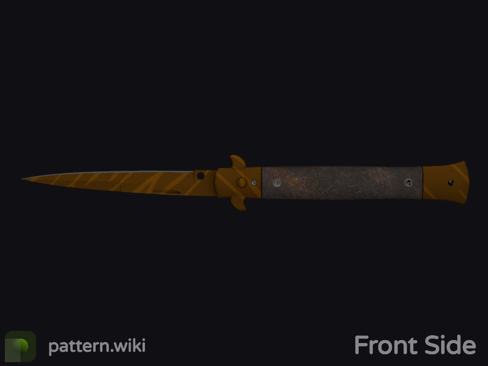 Stiletto Knife Tiger Tooth seed 908