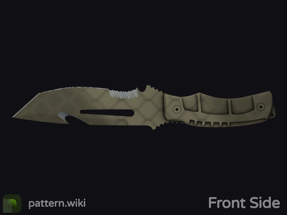 Survival Knife Safari Mesh seed 124