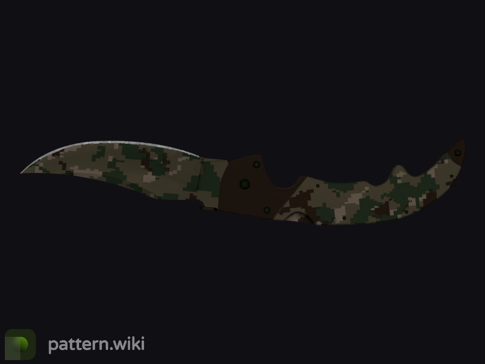 Falchion Knife Forest DDPAT seed 35