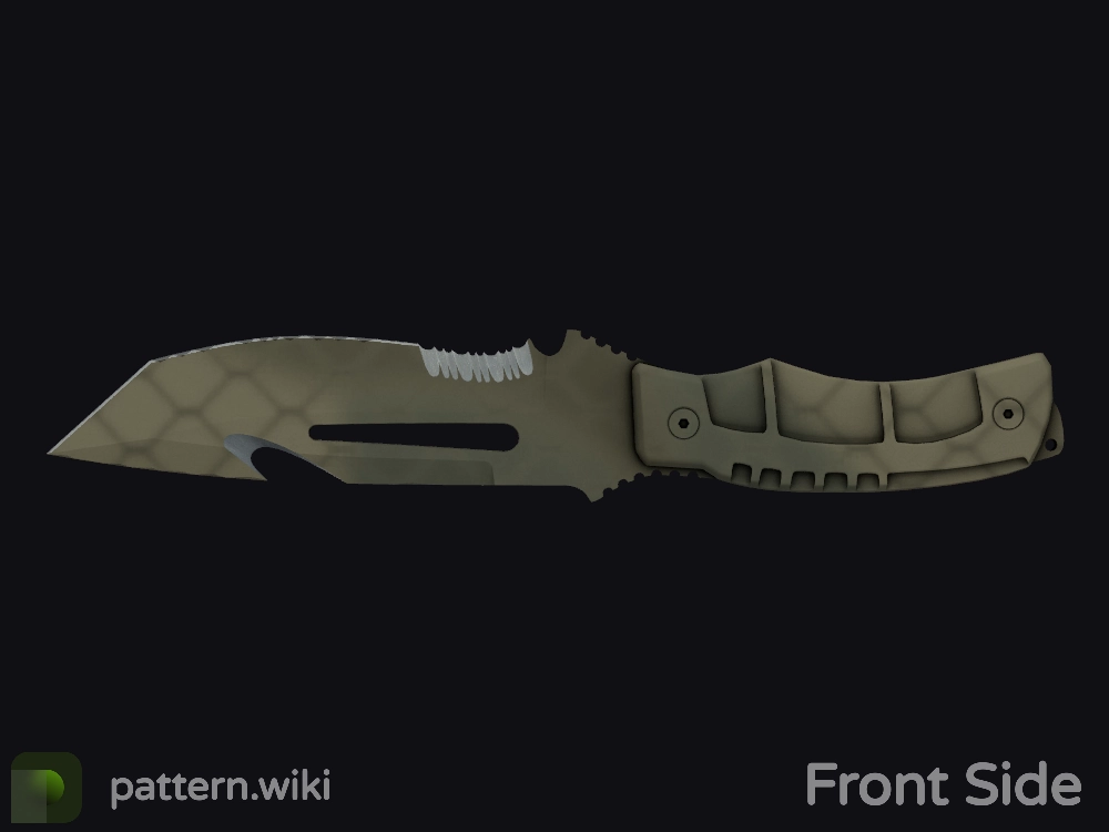 Survival Knife Safari Mesh seed 733