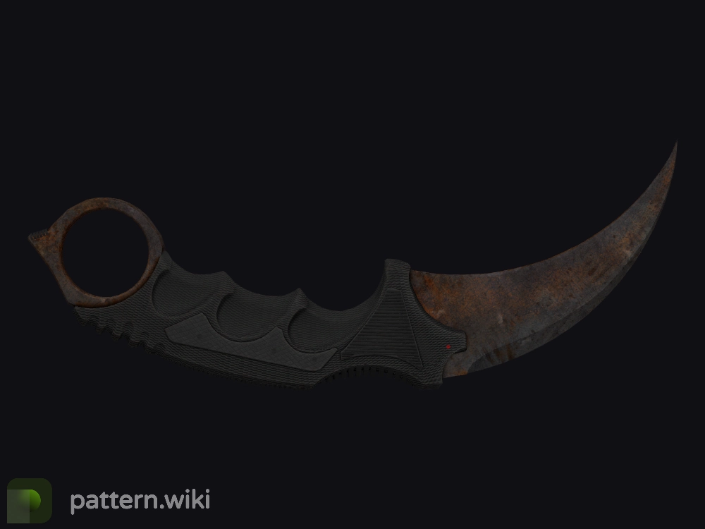 Karambit Rust Coat seed 356