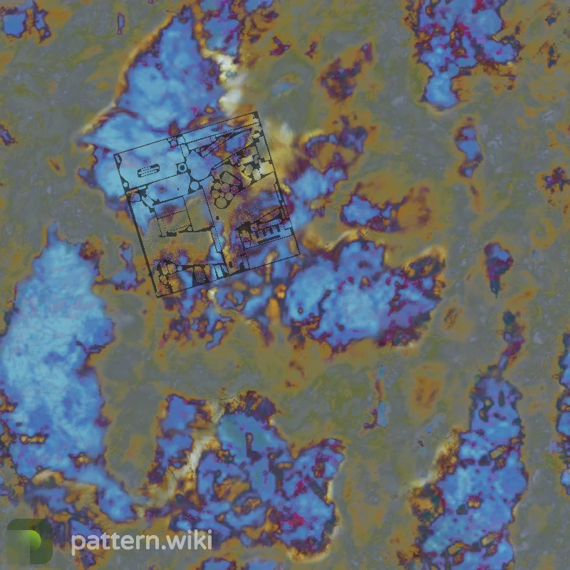 Five-SeveN Case Hardened seed 689 pattern template