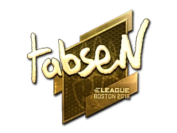 Sticker tabseN (Gold) | Boston 2018 preview