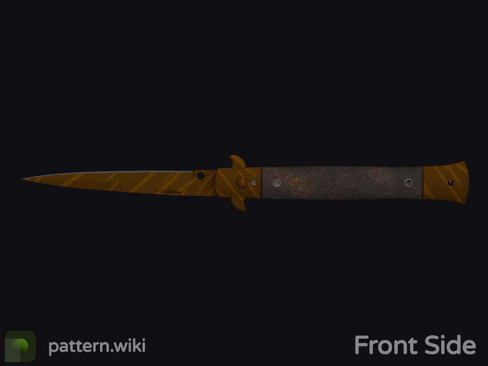 Stiletto Knife Tiger Tooth seed 115